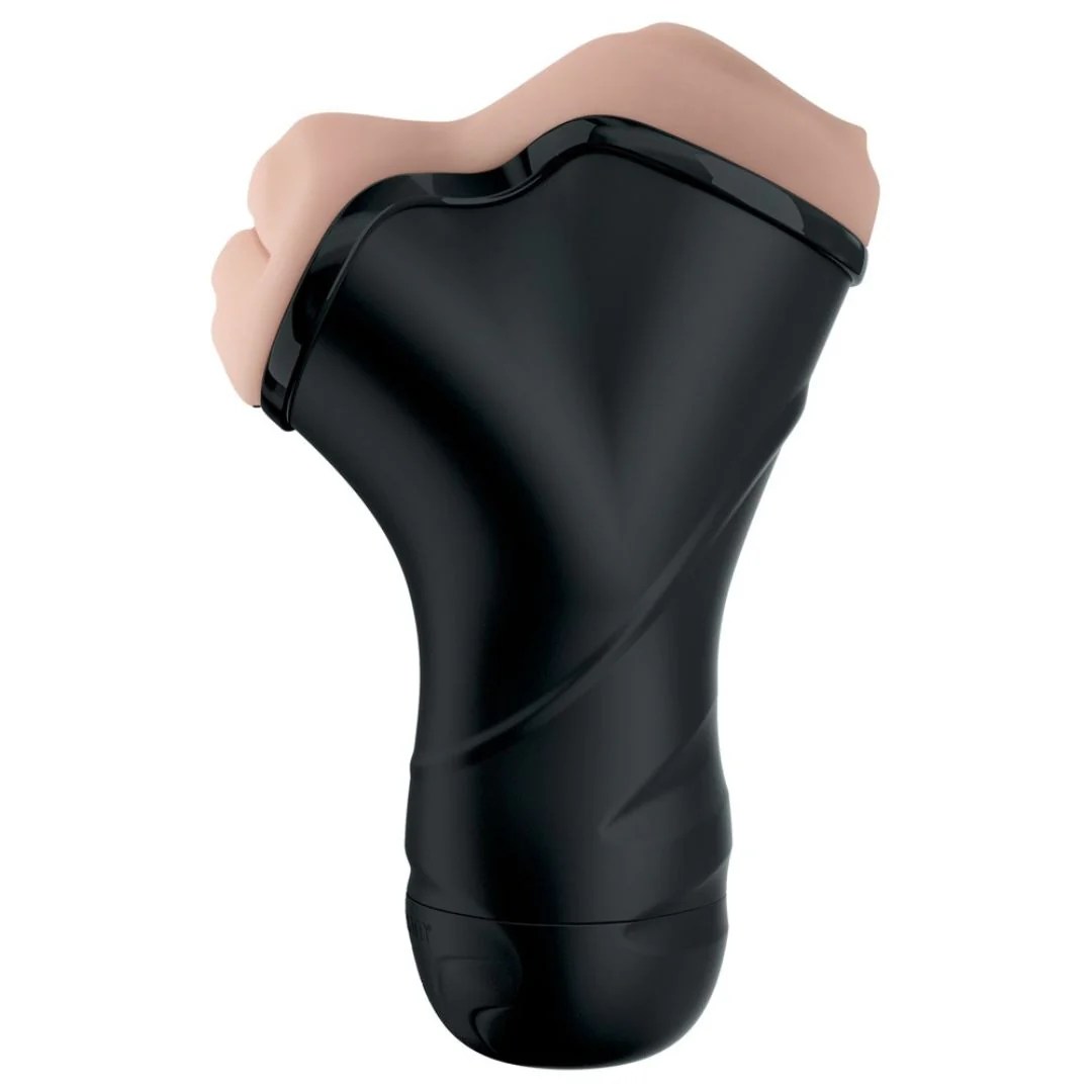 Masturbator „Double Penetration Vibrating Stroker“ mit 2 Öffnungen