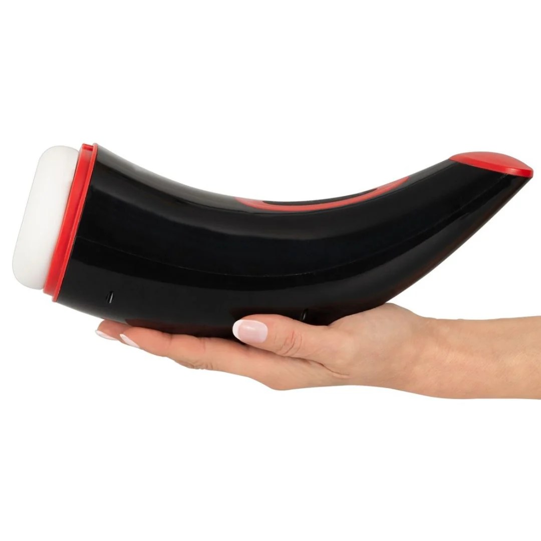 Masturbator mit Vibration, Saug- und Wärmefunktion