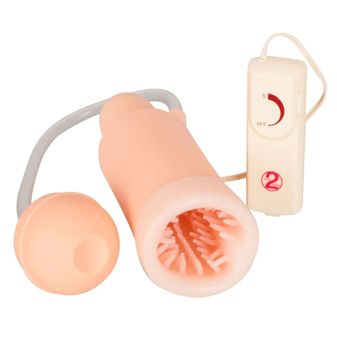 Masturbator „French Kiss“ mit Pumpball