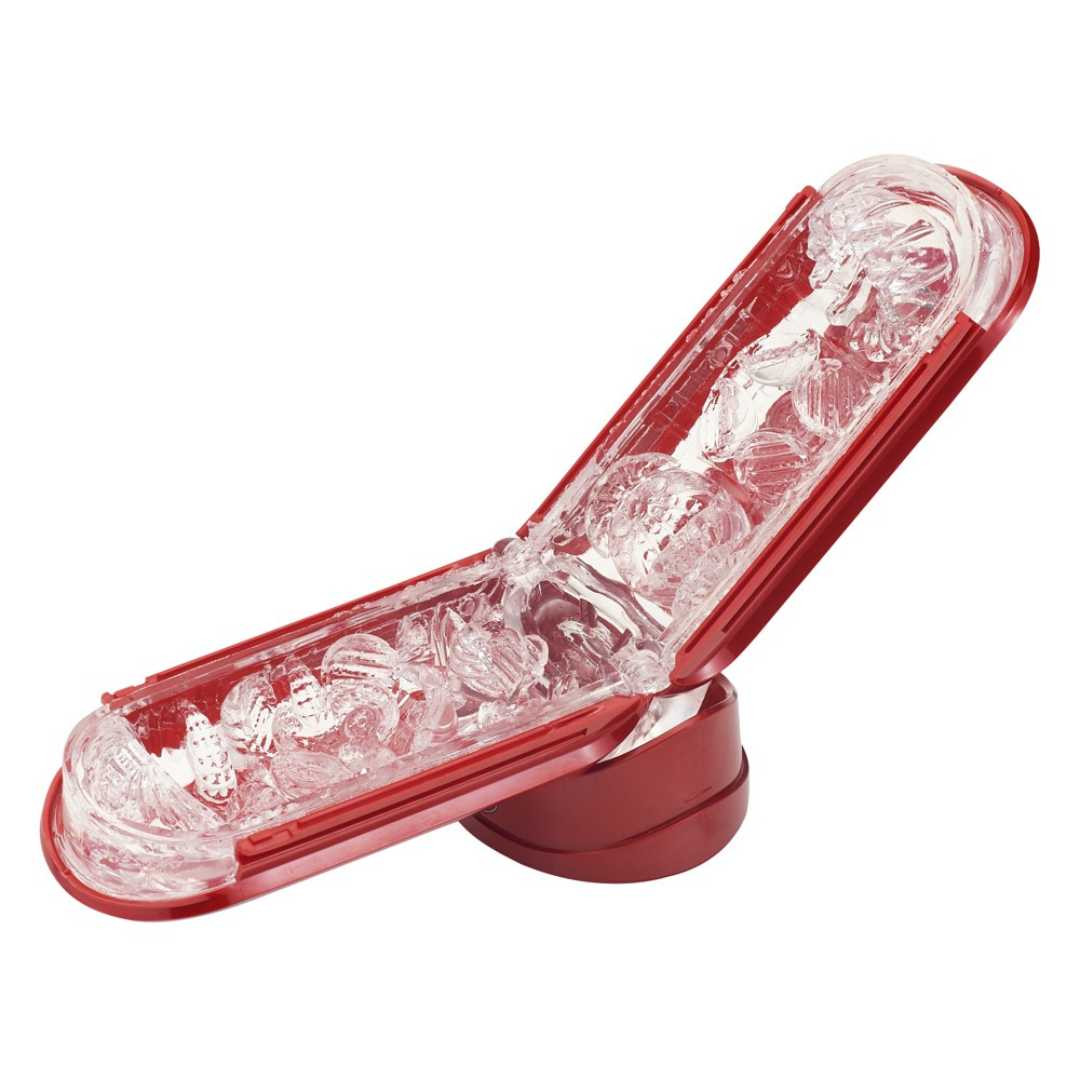 Masturbator „Flip 0 (Zero) Red Warmer Package“ plus Heizstab