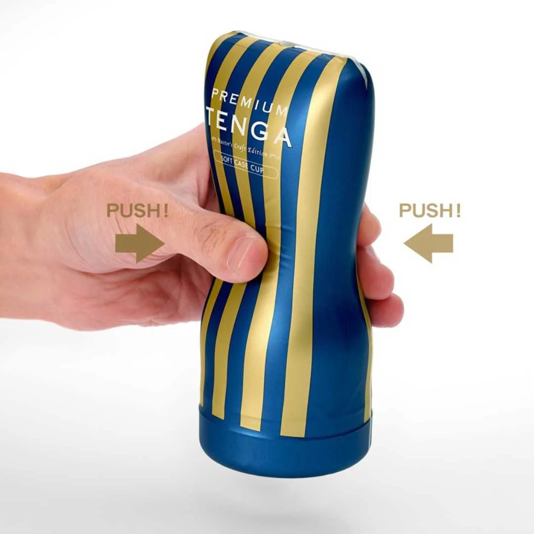 Masturbator „Premium Soft Case Cup” mit Saugeffekt