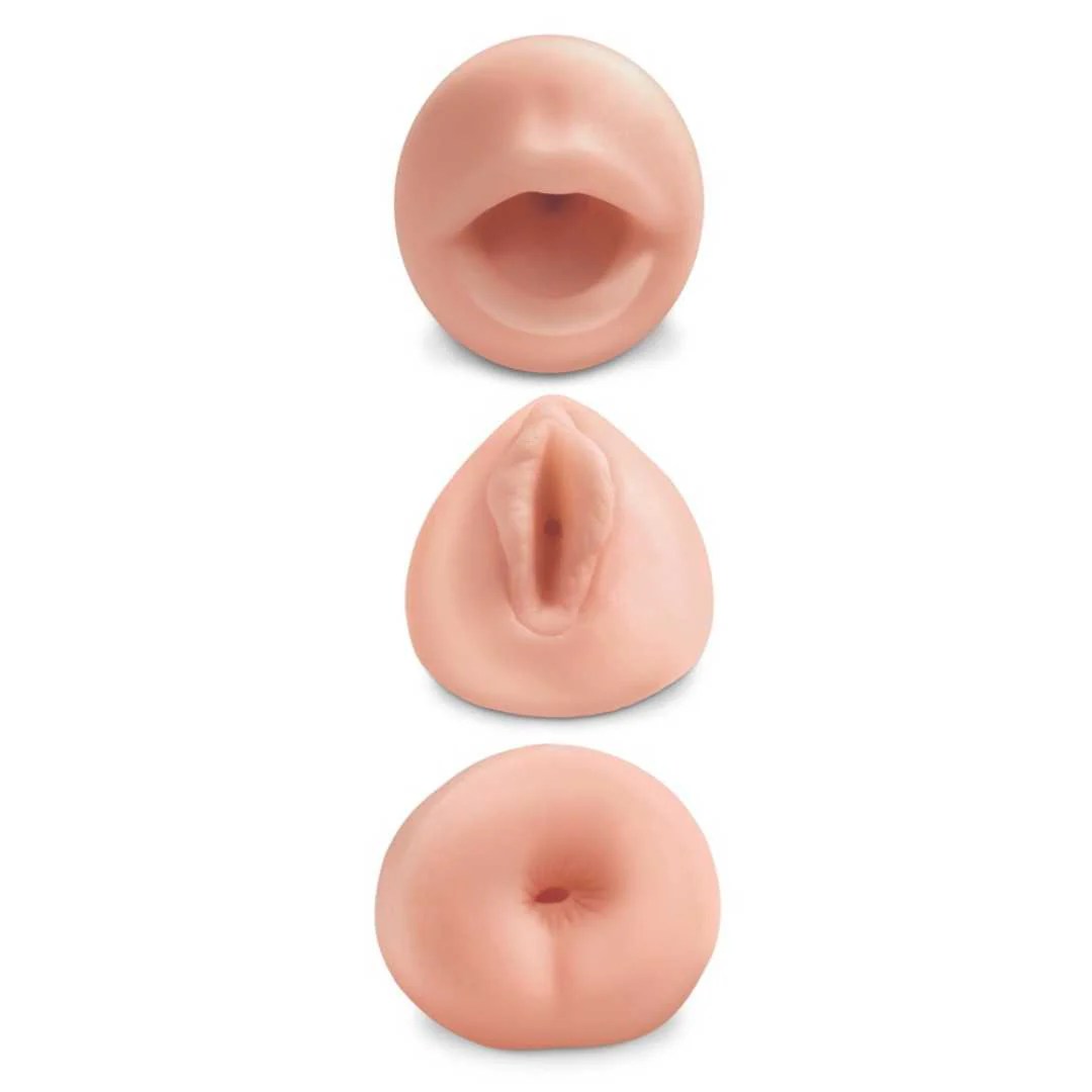 Masturbatoren-Set „All 3 Holes“, 3-teilig