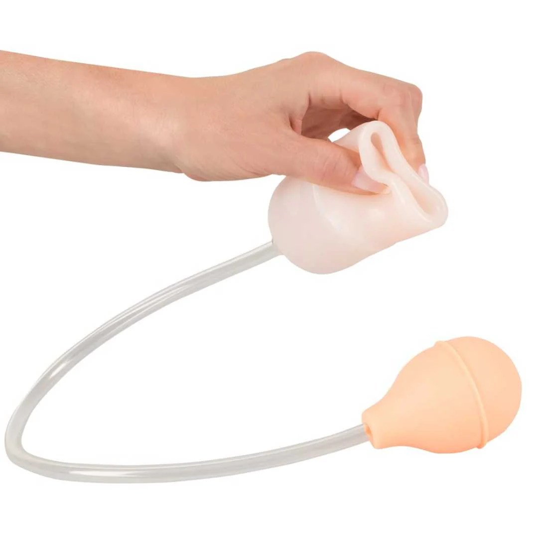 Masturbator „Hot Lips“ mit Ballpumpe