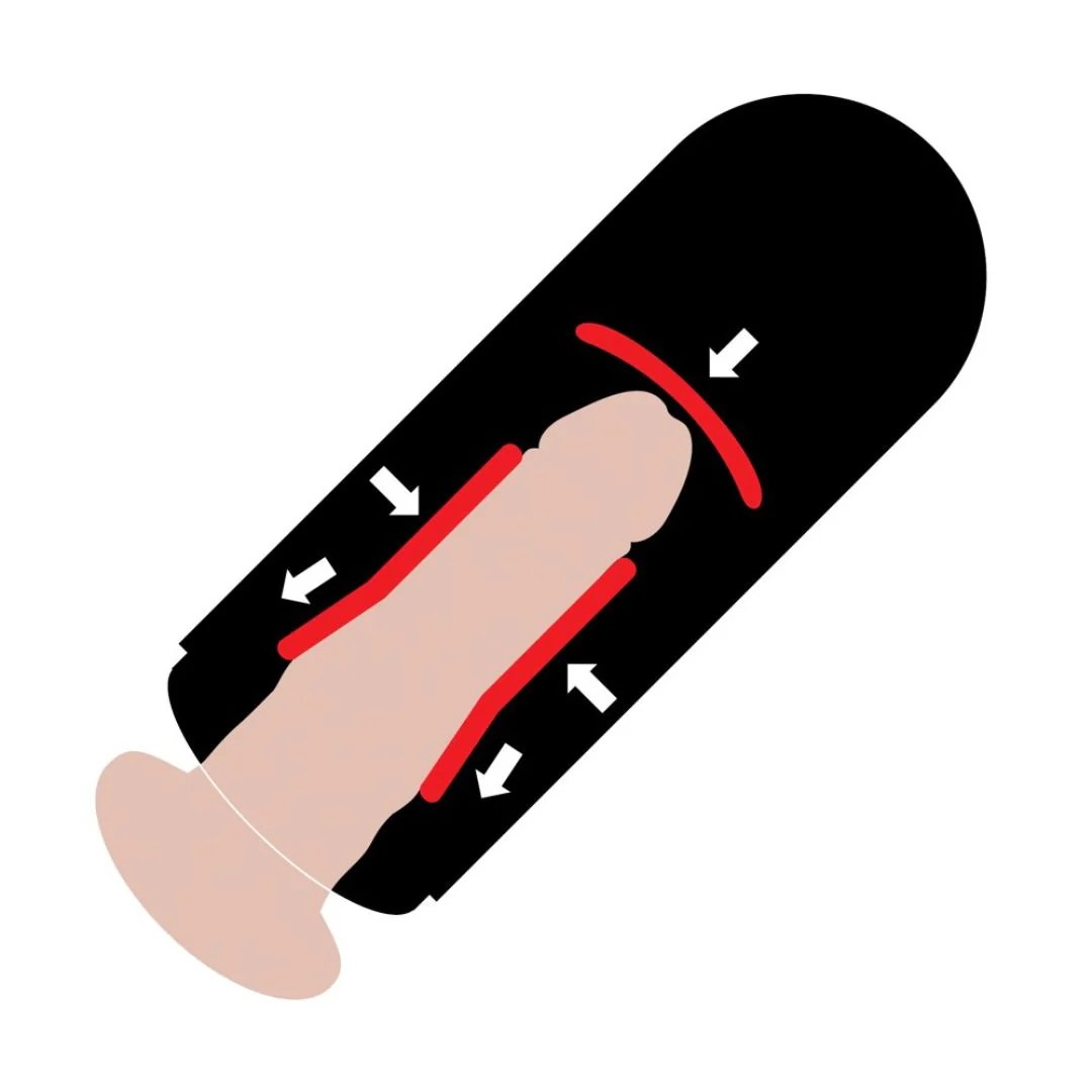 Masturbator „Vibrating Mega Milker“