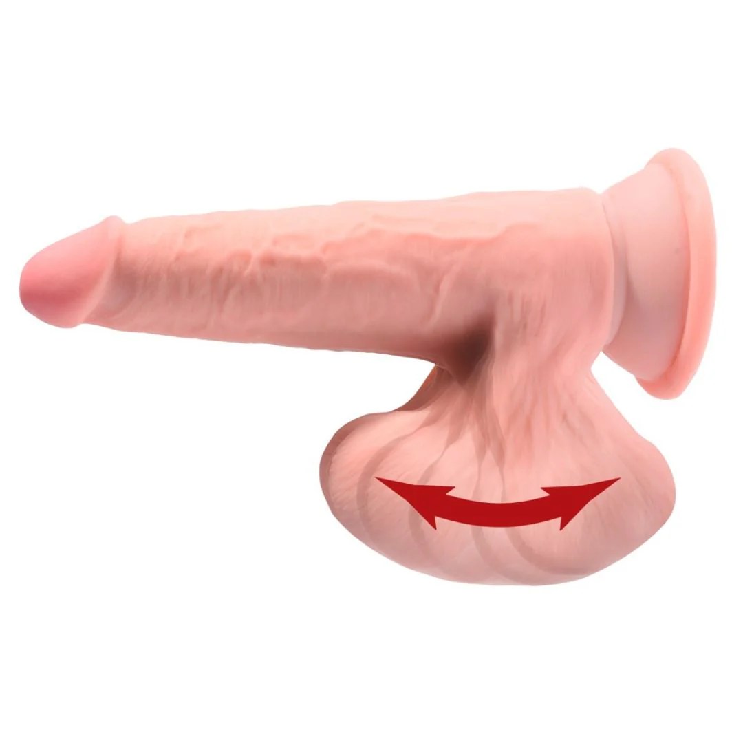 Dildo „Triple Density Cock with Swinging Balls“
