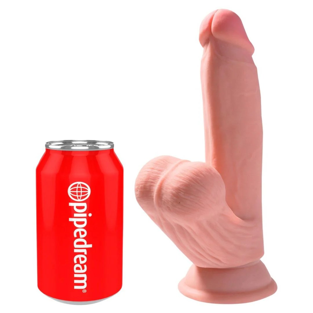 Dildo „Triple Density Cock with Swinging Balls“