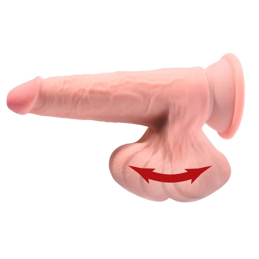Dildo „Triple Density Cock with Swinging Balls“