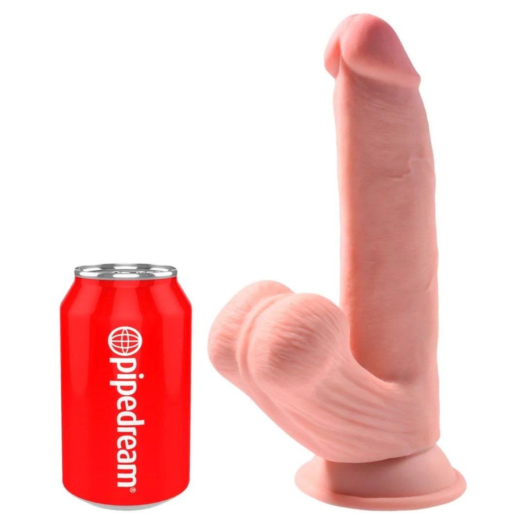 Dildo „Triple Density Cock with Swinging Balls“