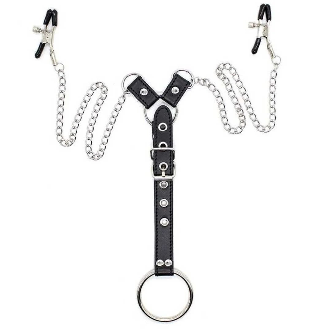 Metall Nippelklemmen und Penisring