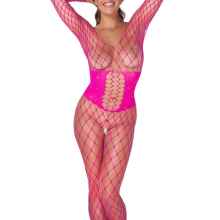 Ouvert Catsuit mit Taillenmieder-Optik Ouvert Catsuit mit Taillenmieder-Optik