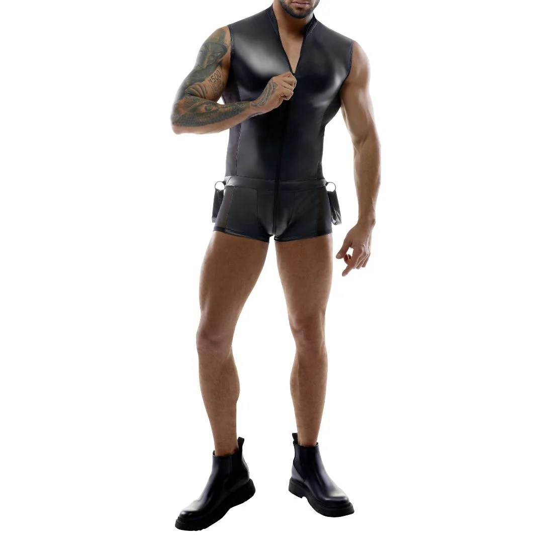 Overall inklusive Handfesseln