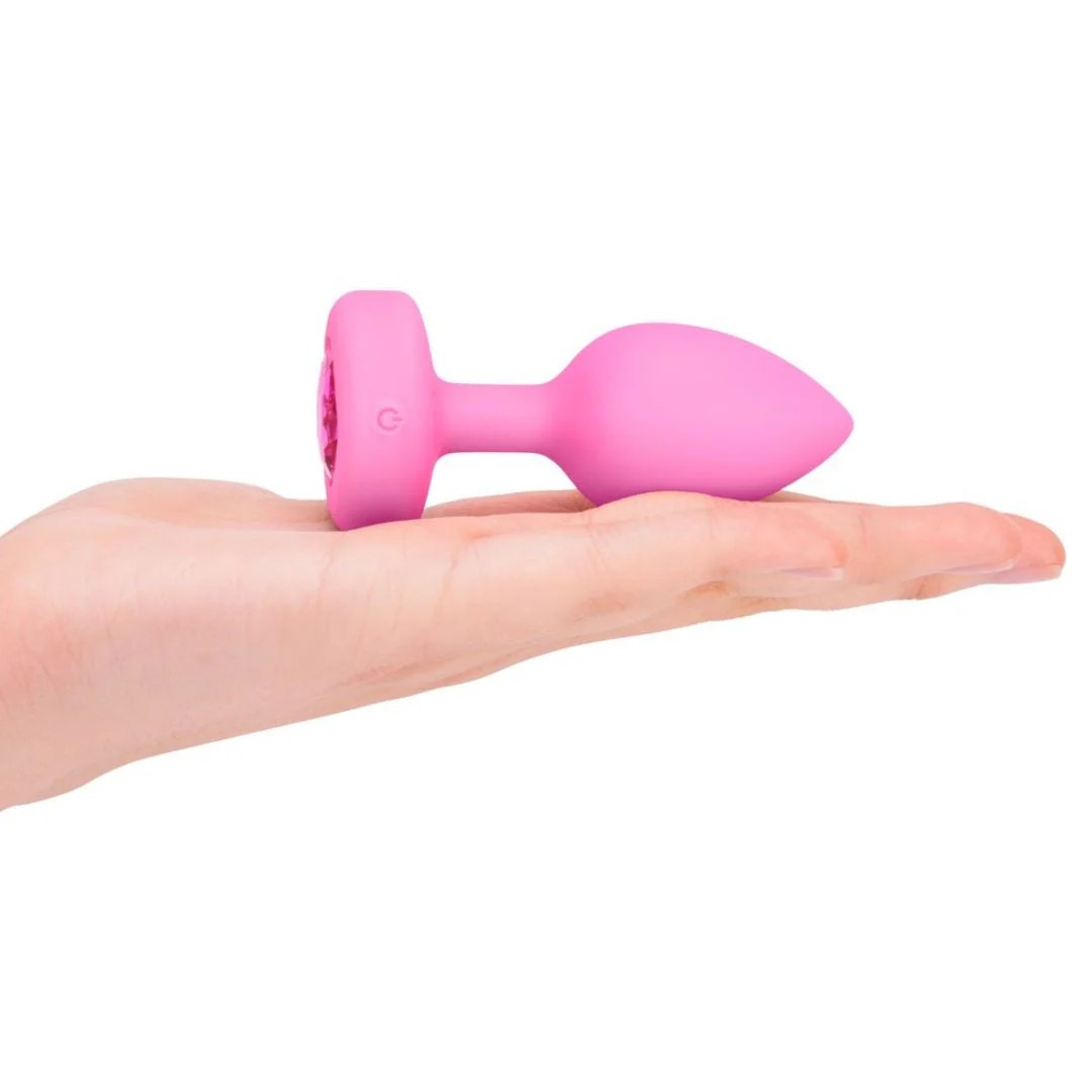 Analvibrator „vibrating heart“ mit Herz-Stopper und Fernbedienung