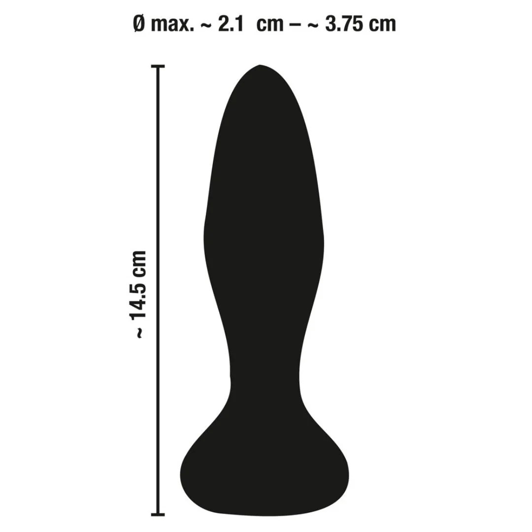 Analvibrator „RC Butt Plug“ mit Fernbedienung