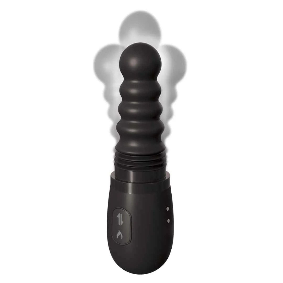 Analdildo „Gyrating Ass Thruster“ mit Kreis-, Stoß- und Vibrationsfunktion