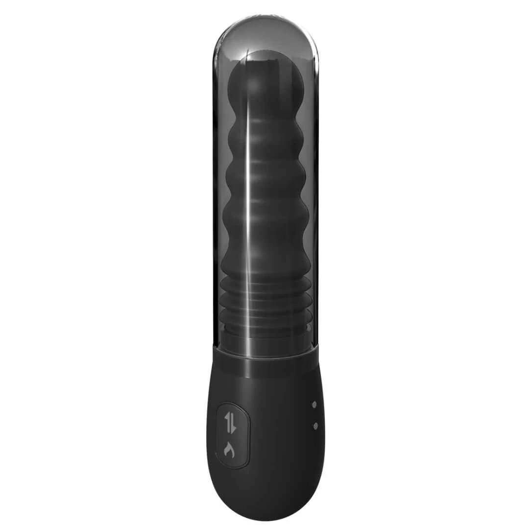 Analdildo „Gyrating Ass Thruster“ mit Kreis-, Stoß- und Vibrationsfunktion