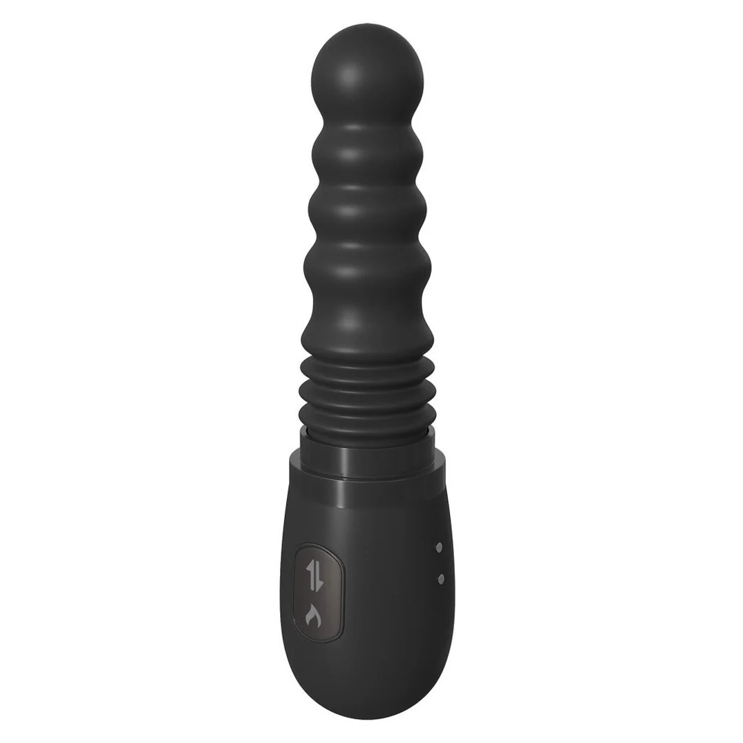 Analdildo „Gyrating Ass Thruster“ mit Kreis-, Stoß- und Vibrationsfunktion