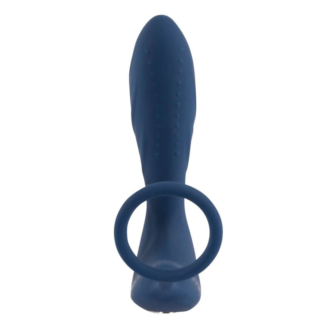 Analplug mit Penisring und Perineumreizer