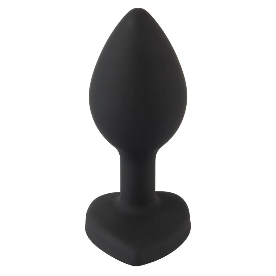 Analplug mit Schmuckstein in Herzform