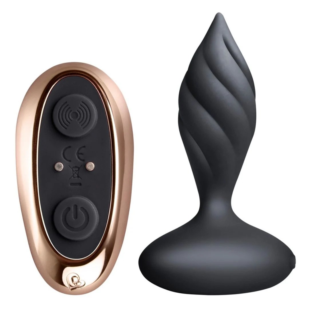 Analplug mit Vibration und Fernbedienung