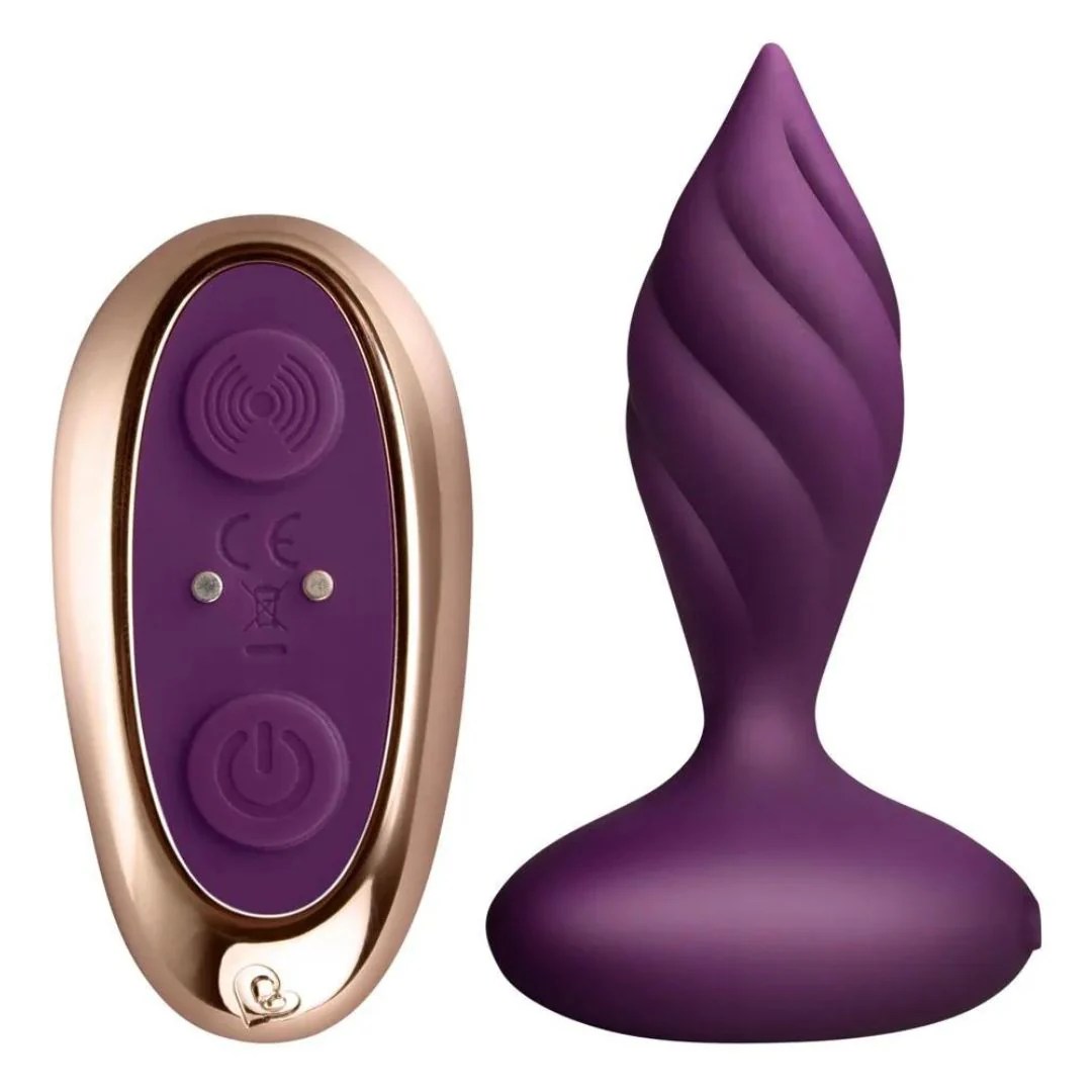 Analplug mit Vibration und Fernbedienung