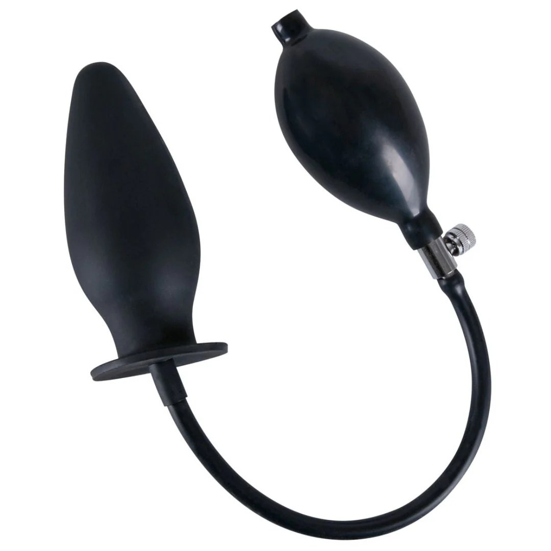 Analplug aus Silikon mit Pumpball