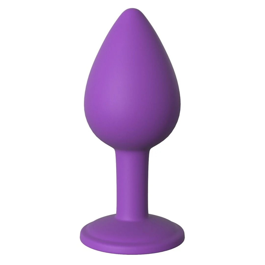 Analplug in konischer Form mit Schmuckstein
