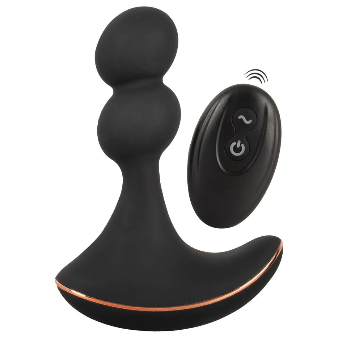 Vibro-Analplug mit Rotation