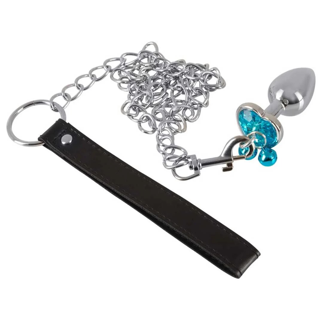 4-teiliges Analplug Set „Butt Plug Set with a Leash“
