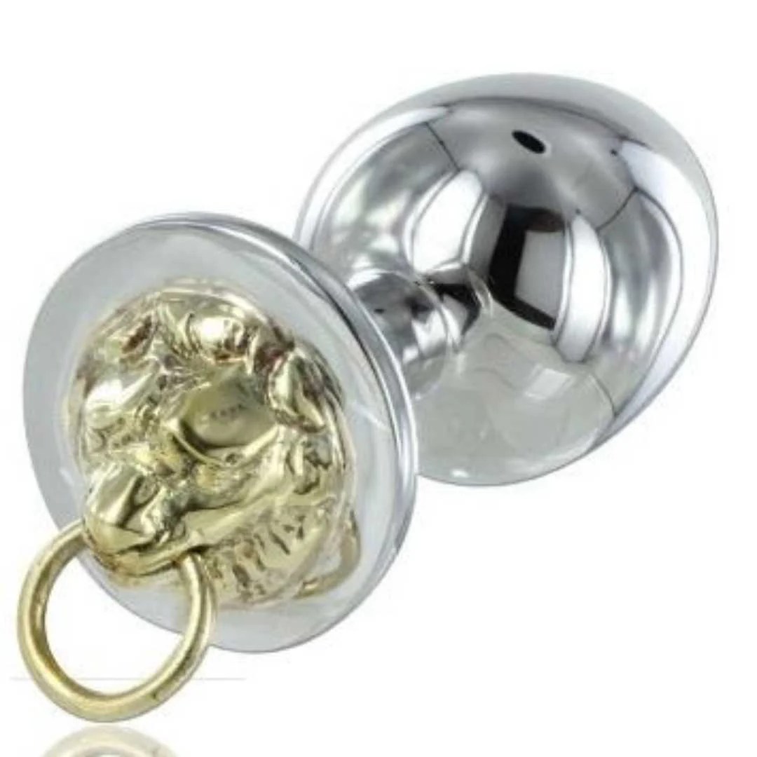 Analplug mit Löwenkopf