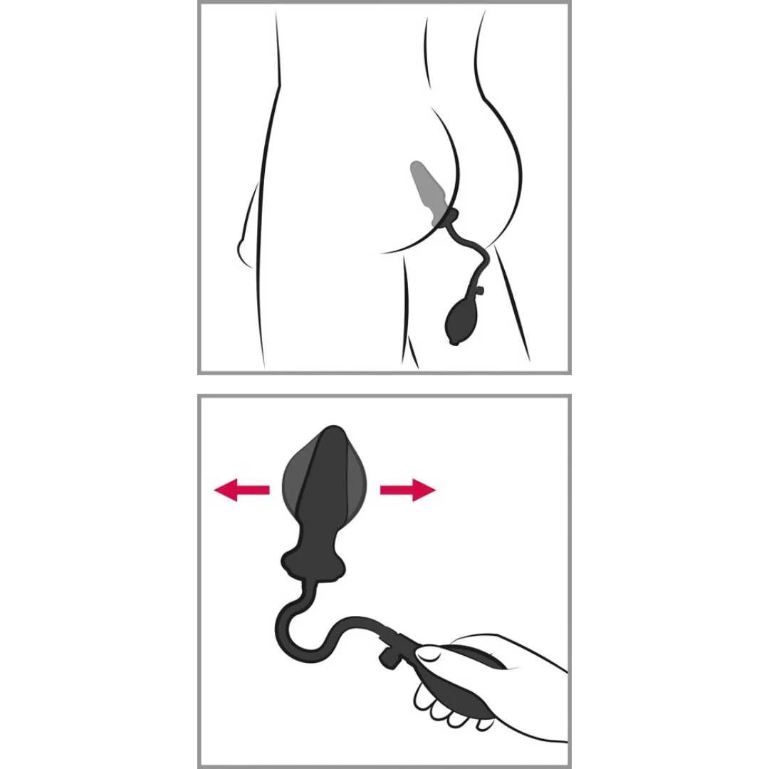 Analplug „Anal Expert“ zum Aufpumpen