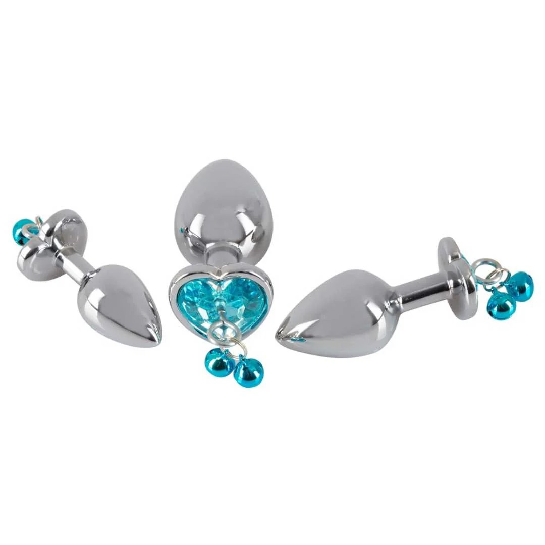 4-teiliges Analplug Set „Butt Plug Set with a Leash“