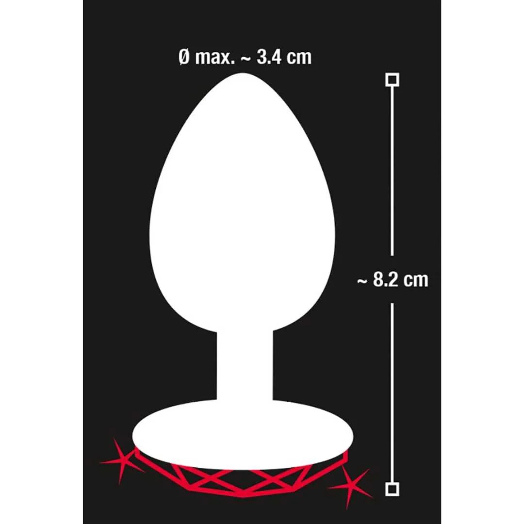 „Diamond Anal Plug“ aus Aluminium