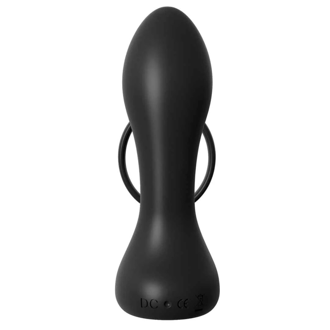 Analvibrator mit Penisring „Rechargeable Ass-Gasm Pro“