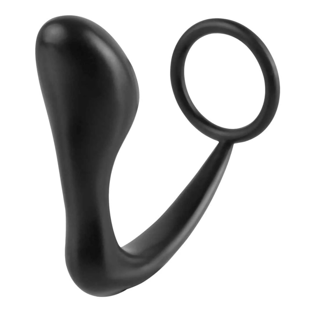 Analplug „Ass-gasm cockring plug“ mit Penisring