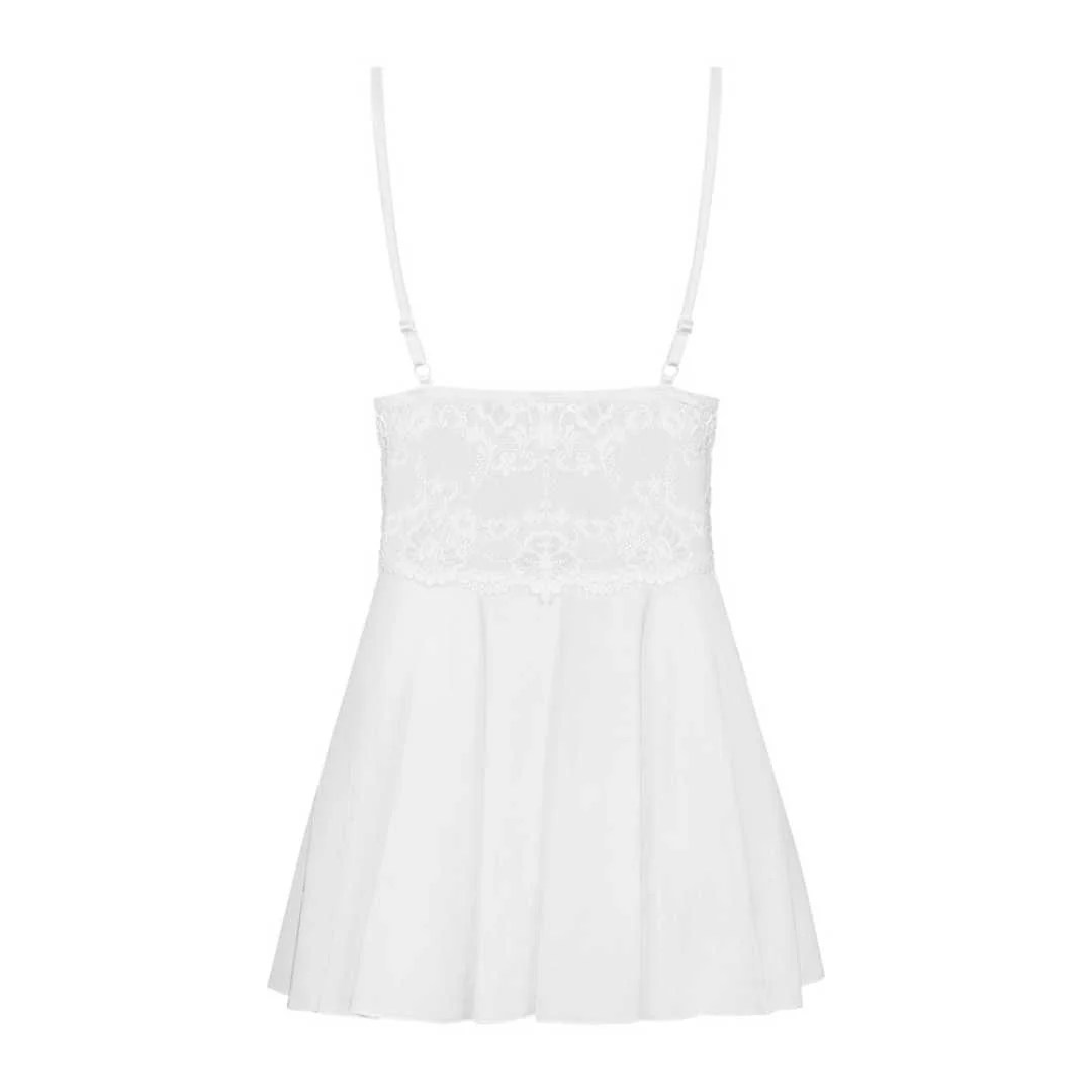 Kurzes Babydoll plus String im Set