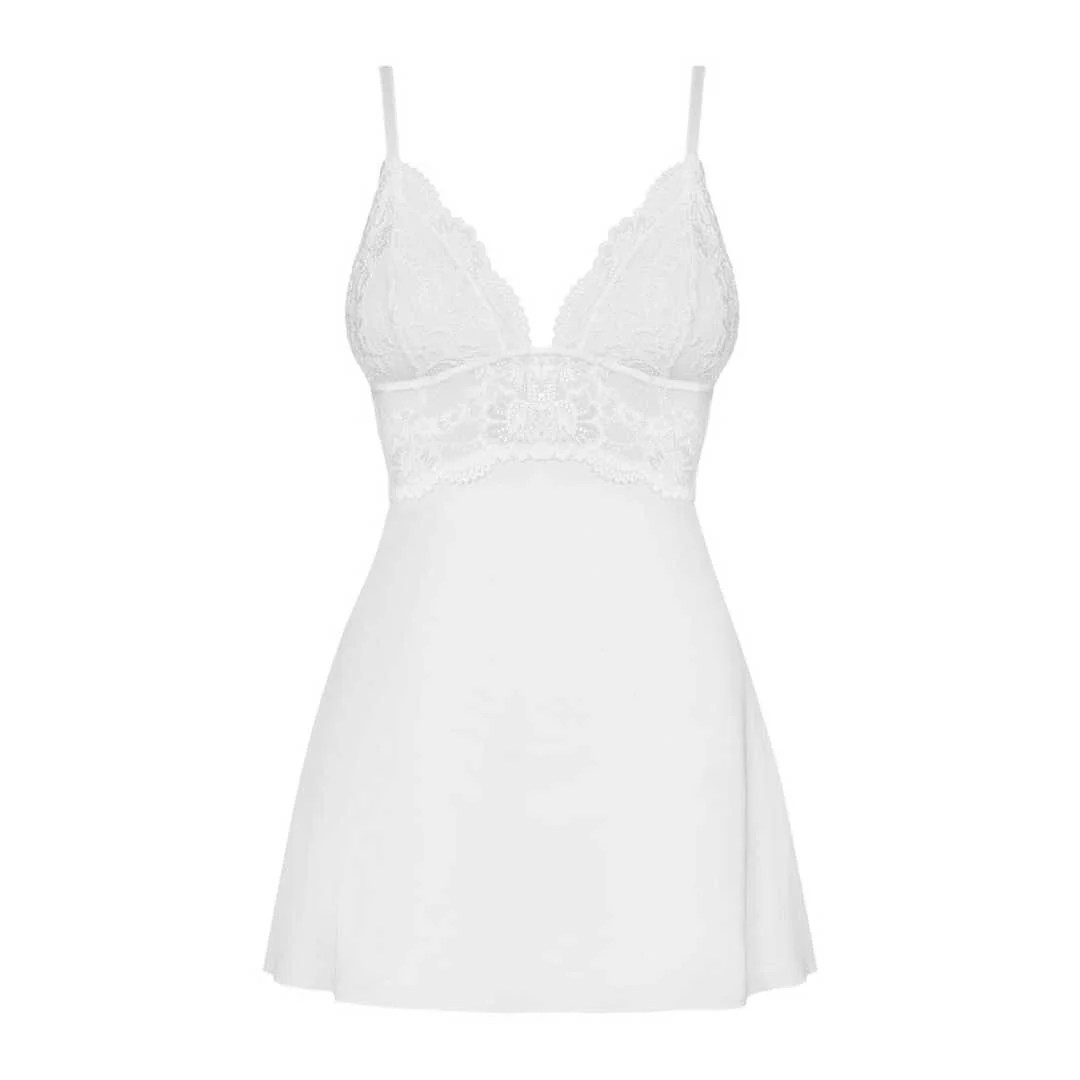 Kurzes Babydoll plus String im Set