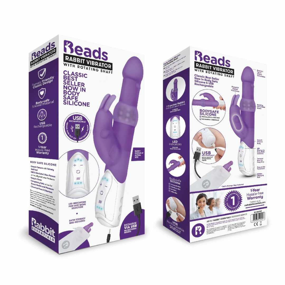 Rabbitvibrator „Beads with rotating shaft“