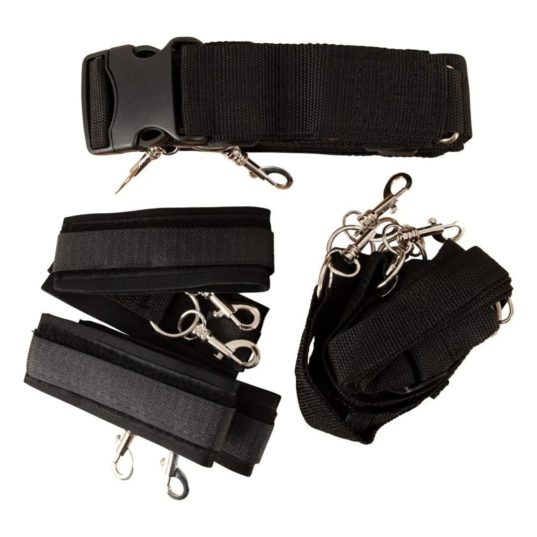 Bettfessel-Set „Bondage Belt Restraint System“