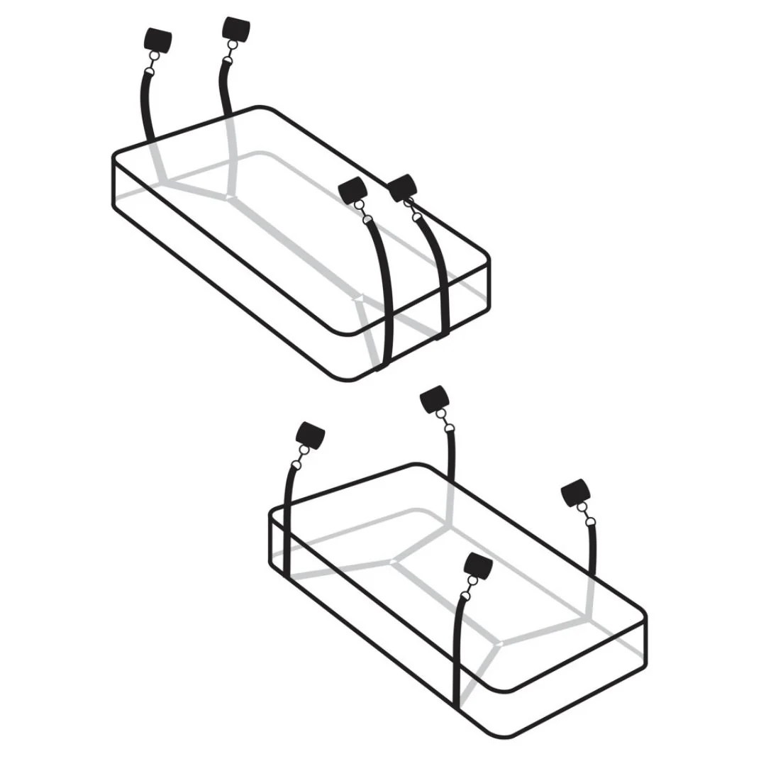 Bettfessel-Set „Wraparound Mattress Restraints“