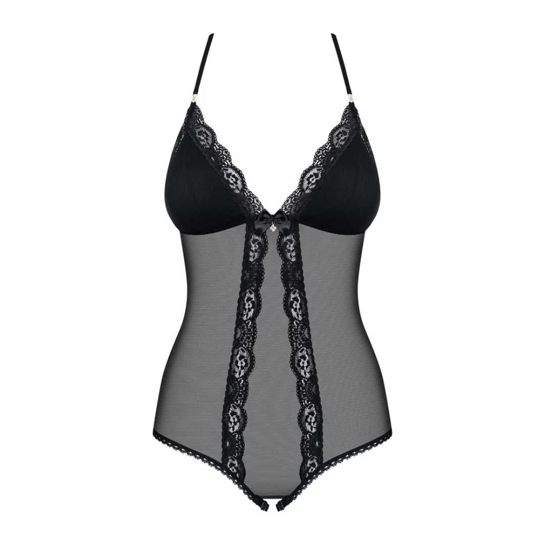 Body Ouvert aus Netz und Spitze