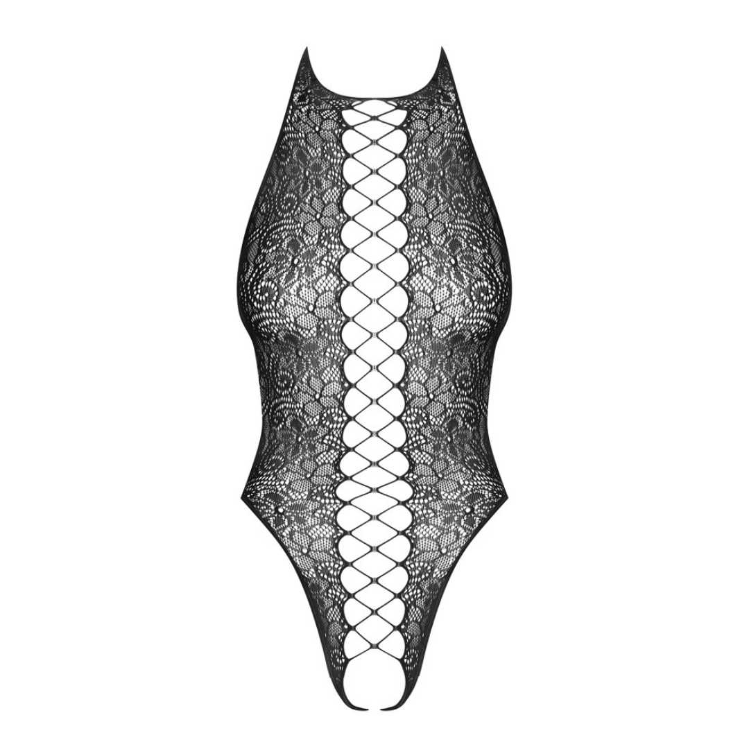 Neckholder-Body ouvert mit Grobnetzstreifen