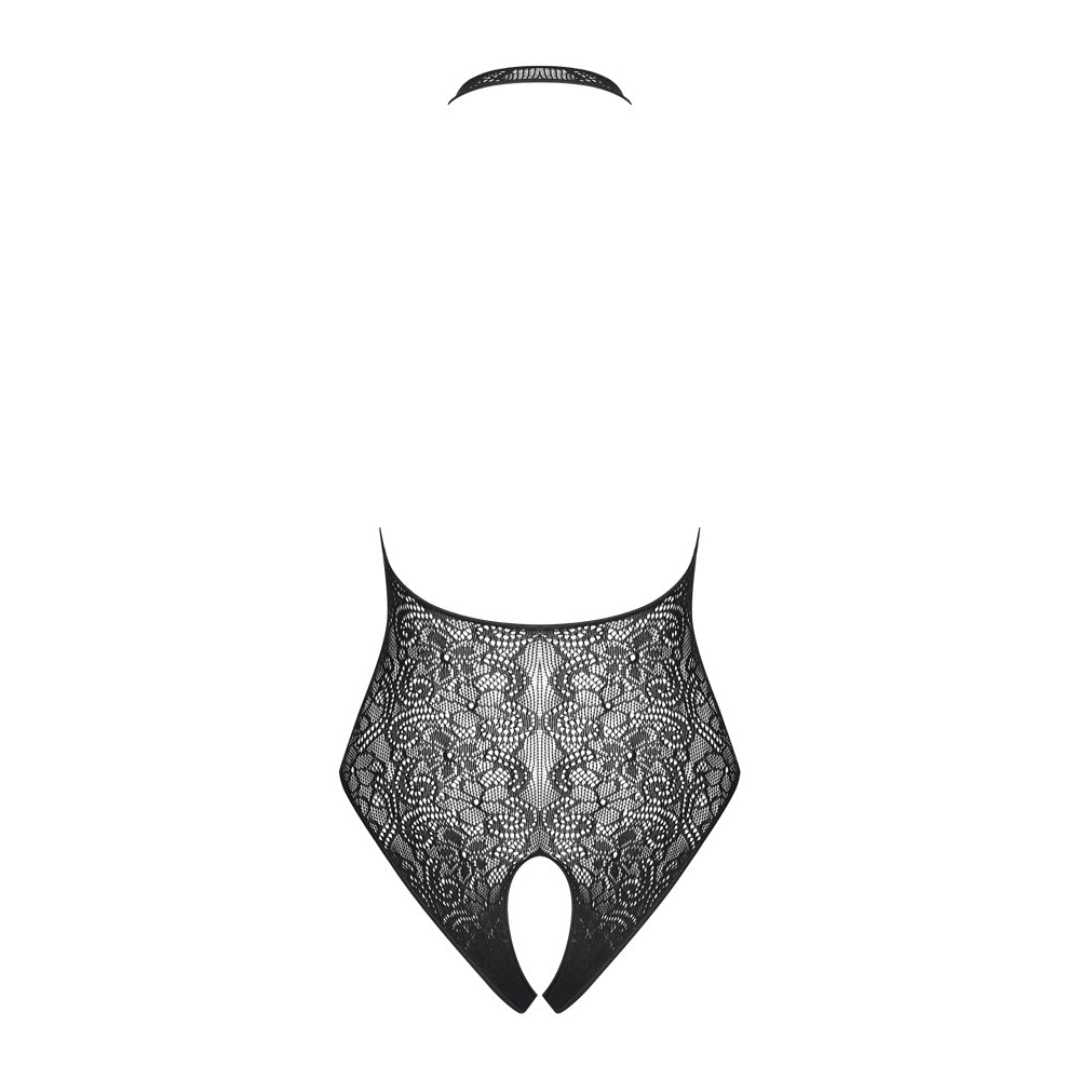 Neckholder-Body ouvert mit Grobnetzstreifen