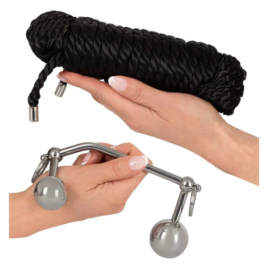 Vaginal-/Analplugs „Bondage Plugs with 10 m Rope“