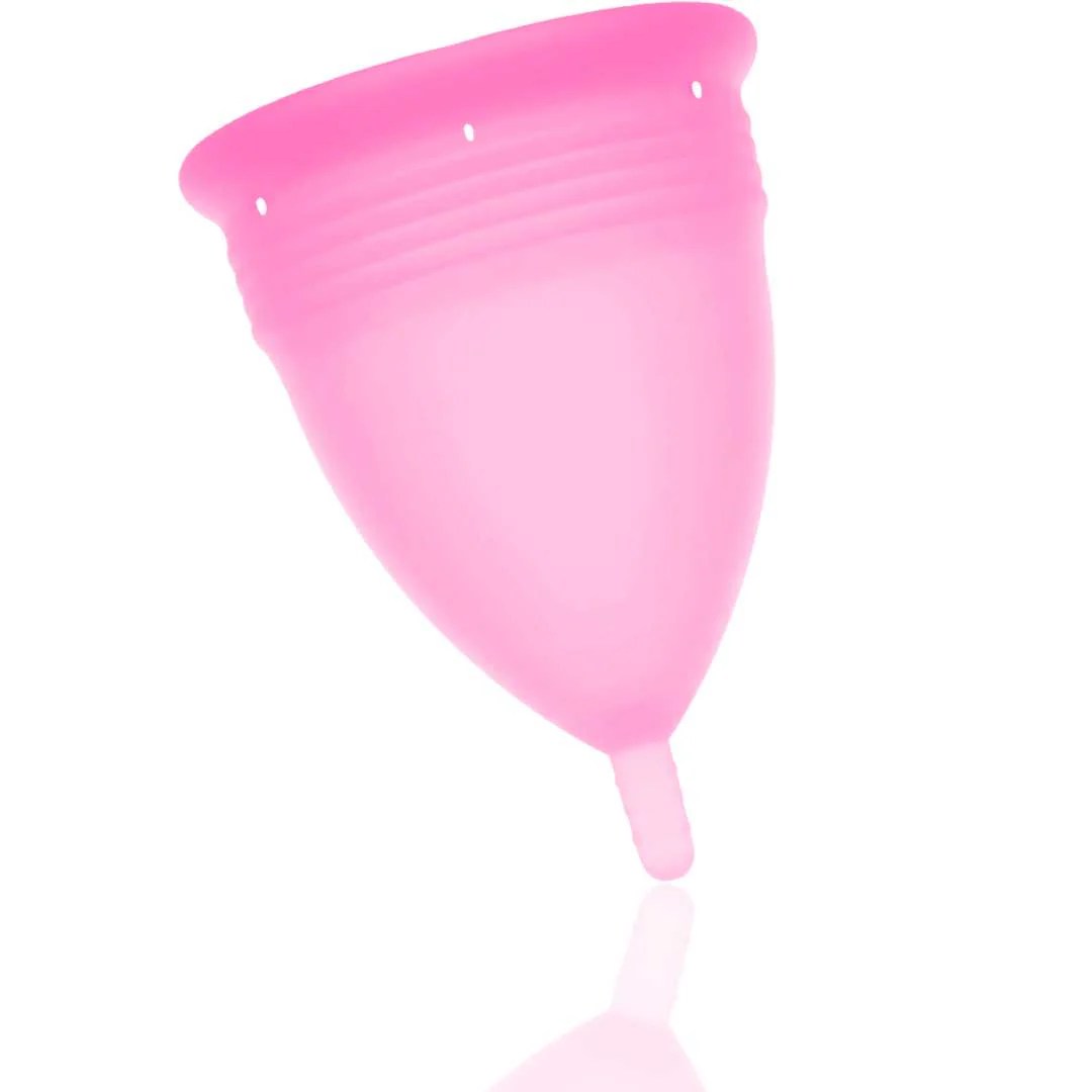 Wiederverwendbare Menstruationstasse aus Silikon
