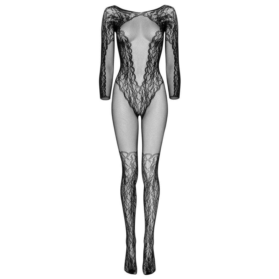 Langarm Catsuit Ouvert mit Cut-outs