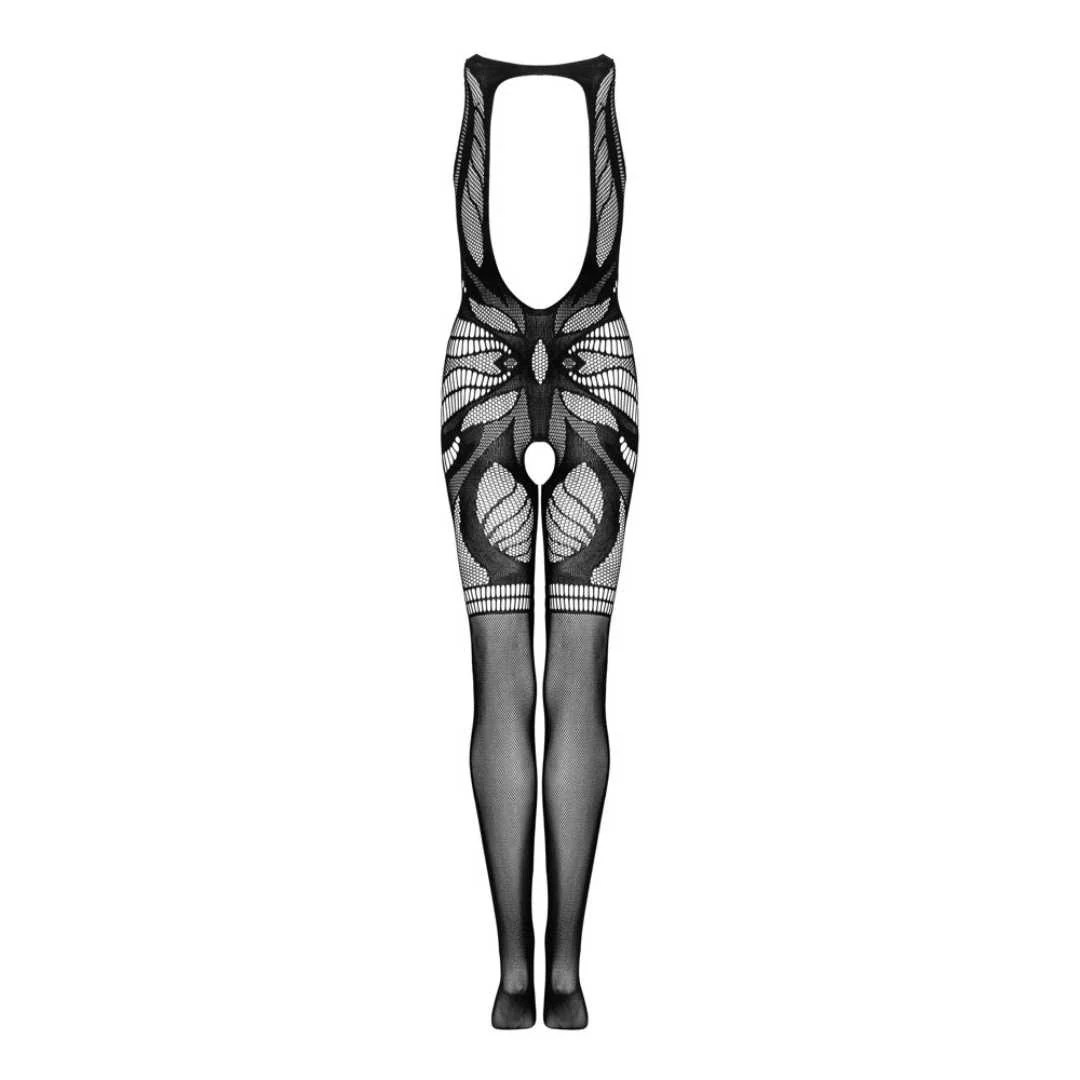 Netz-Catsuit ouvert mit freiem Rücken