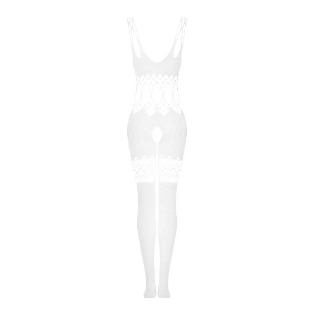 Netz-Bodystocking ouvert mit Cut-Outs
