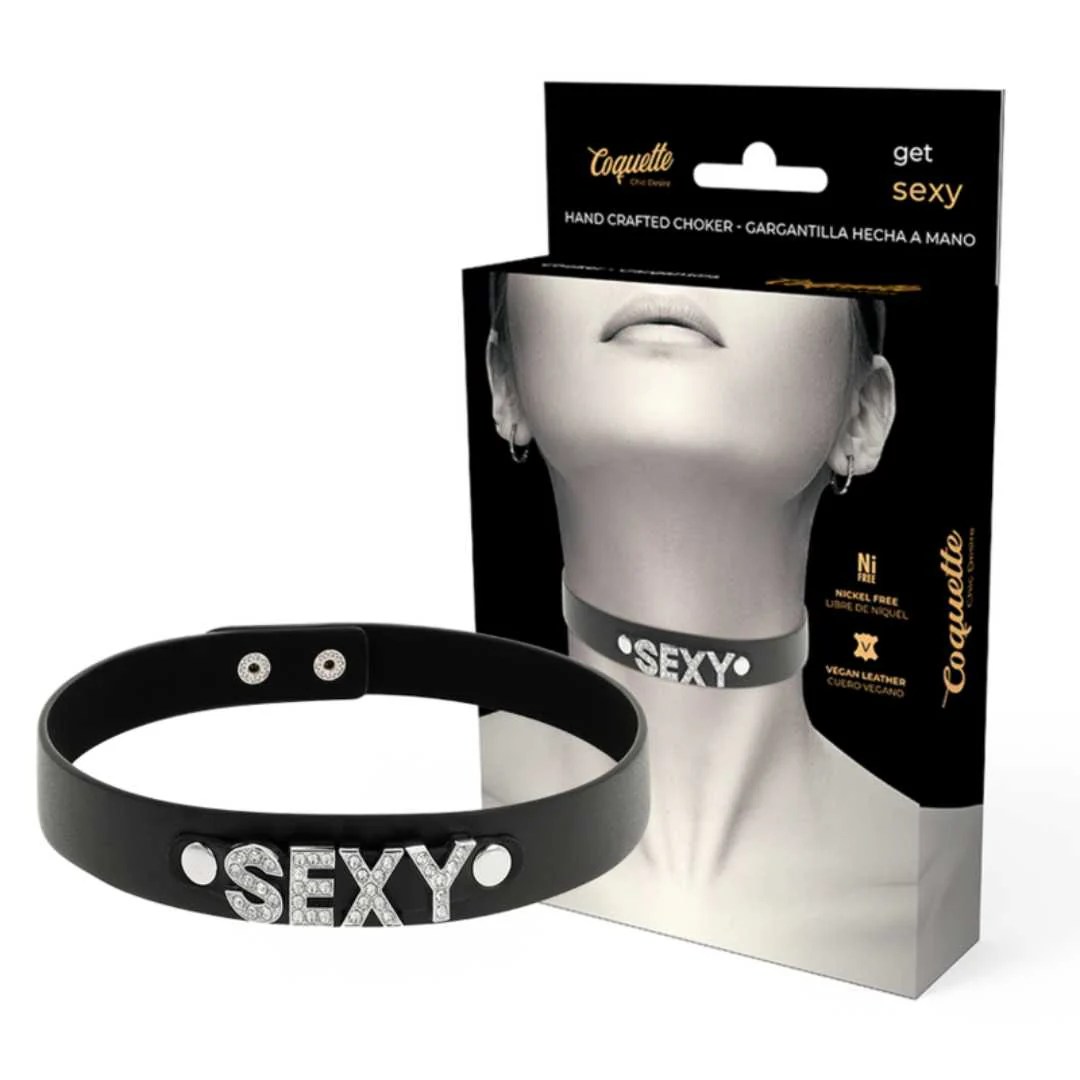 Handgefertigtes Choker mit Aufschrift