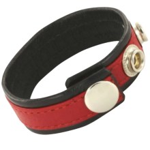 Leder Penisring mit drei Druckknöpfen Leder Penisring mit drei Druckknöpfen