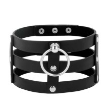 Handgefertigter Choker mit Triple-Band Handgefertigter Choker mit Triple-Band